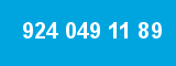 924 049 11 89